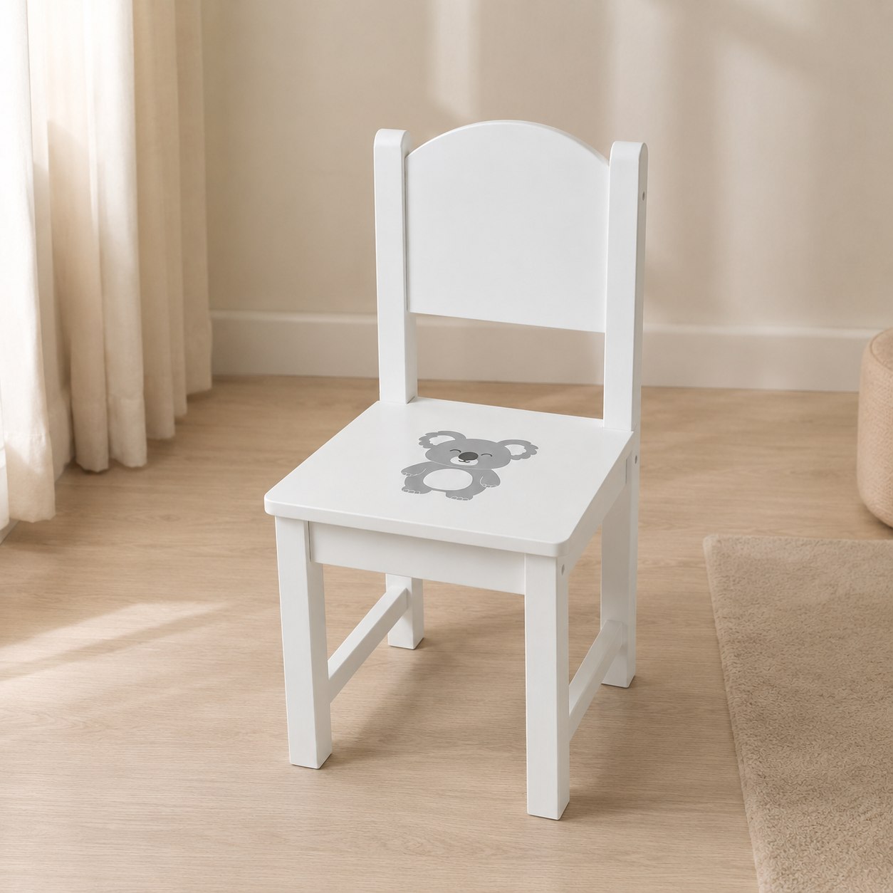 Kinderstoel Koala met naam - gepersonaliseerd met naam